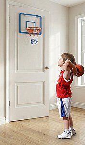 מתקן כדורסל לדלת - לוח 40*25 מתקן כדורסל לדלת - לוח 40*25