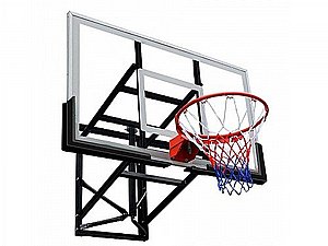 לוח סל מקצועי זכוכית מחוסמת עם הרחקה מהקיר לוח סל מקצועי זכוכית מחוסמת עם הרחקה מהקיר