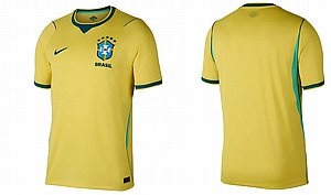 חולצת כדורגל לנוער ומבוגרים ברזיל – ללא שם וללא מספר חולצת כדורגל לנוער ומבוגרים ברזיל – ללא שם וללא מספר