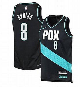 חליפת כדורסל איכותית לילדים דני אבדיה - פורטלנד שחור